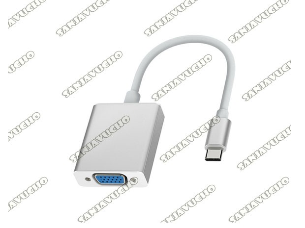 & CONVERTIDOR CABLE TIPO C A VGA (3032)